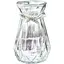 Ваза Viva Purl стеклянная для цветов и декора 25 см прозрачная (6841693) - миниатюра 1