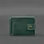 Кожаный портмоне 13.1 зажим с хлястиком Зеленый Crazy Horse - миниатюра 10