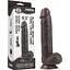 Фаллоимитатор LoveToy Sliding Skin 24 см коричневый - миниатюра 1