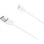 Зарядний пристрій DK CDK для Huawei Band 10 кабель (1m) USB (011938) (white) - мініатюра 3