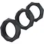 Набір ерекційних кілець Hidden Desire Heavy C-Ring Set 3 шт (чорний) - мініатюра 1