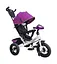 Трехколесный велосипед Best Trike 3390-37-633 с надувными колесами фарой USB и пультом бордовый - миниатюра 2