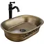 Умивальник Rea Wilma Rustic накладний REA-U3305, Коричневий - мініатюра 1