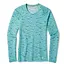 Футболка Smart Woоl Wm's Merino 150 Baselayer Print Long Sleeve Nile Blue XS Smart Wool (1033-SW 15574.B46-XS) - мініатюра 1