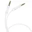 Аудіокабель Borofone BL16 Clear sound 3.5 мм/1 м білий - мініатюра 4