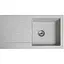 Гранітна кухонна мийка Romzha Quadro Seda (601) з крилом - мініатюра 1