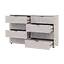 Комод Doros Рон 8 Кашемир 8 Ящик 130х38х81 (41516171) - миниатюра 4