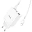 МЗП Hoco N33 Start PD35W (1USB-A/2C) + кабель Type-C to Lightning White - мініатюра 4