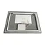 Зеркало Zerix Mirra MR05-100x70 с LED Touch, Anti-fog, димером, регулятором яркости ZX6060 - миниатюра 6