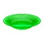 Фруктовниця пластикова кругла тарілка підставка для фруктів Ø 28 см Зелений 87876 - мініатюра 2