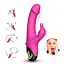 Вібратор-кролик B-Series Joy Meteor, 22.6 см (рожевий) - мініатюра 6