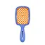 Щітка для волосся Salon Professional продувна 20 см SP0099 SL, Синя з помаранчевим - мініатюра 1
