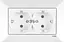 Розетка двойная с заземлением VIKO Meridian Белый (90970056-WH) - миниатюра 1