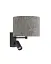 Бра, настінний світильник Nowodvorski 11677 Lago A E27|GU10 (R35) 10W|10W IP20 сірий - мініатюра 1