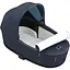 Люлька Cybex Priam Lux Conscious Collection Dark Navy + Текстиль для прогулянкового блоку Cybex Priam Conscious Collection Dark Navy + Шасі Cybex Priam з каркасом LS RBA Chrome Brown - мініатюра 5
