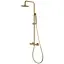 Душова система з термостатом Imex Monza Turn Clean PVD матове золото BTM039/OC, Золотий - мініатюра 1