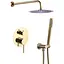 Душова система VBI Milano gold прихованого монтажу VBI-050109GL, Золотий - мініатюра 1