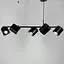 Удлиненная черная люстра-реплика KUP с 5 спотами Line.F MJ 120/5 BK - миниатюра 1