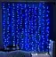 Гірлянда штора Водоспад 480 led 3.0х3.0м Синя - мініатюра 9