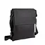 Сумка мужская кожаная Tiding Bag A25F-FL-875A черная с клапаном - миниатюра 1
