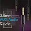 Кабель Vention Fabric Braided 3.5mm Male to Male Audio Cable 1.5m Black (BAGBG) - миниатюра 7