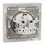 Розетка Schneider Electric ASFORA со шторкой, белая (EPH2900221) - миниатюра 3