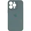 Чехол Epik Silicone Case Full Camera Protective (AA) для Apple iPhone 16 Pro (6.3) Зеленый/Pine green - миниатюра 1