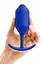 Анальная пробка B-Vibe Snug Plug 4, 14 см (синий) - миниатюра 3