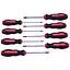 Набор отверток Wurth Zebra Red Stripe TORx с отверстием Tx8-30, 8 шт. (575193480) - миниатюра 1