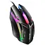Компьютерная мышь проводная Milang M3 USB с RGB подсветкой. Черная - миниатюра 1