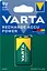 Акумулятор NI-MH Power 6F22((6LR61 MN1604 MX1604 Крона) 9V 200 мА•г 1 шт. VARTA teh0018516 - мініатюра 1