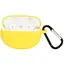 Чохол-накладка DK Silicone Candy Friendly з карабіном для Oppo Enco Free 2/2i (yellow) - мініатюра 1