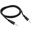 AUX кабель TRS 3.5 - TRS 3.5 B Class 1 м без упаковки черный - миниатюра 1
