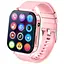 Детские GPS часы JETIX DF100 Pro Kids с виброзвонком, 4G видеозвонком и фонариком (Pink) - миниатюра 1