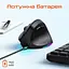 Мишка Meetion BTM010R RGB Bluetooth/Wireless Black (MT-BTM010R-A) - мініатюра 7