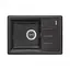 Кухонная мойка Lidz 620x435/200 BLM-14 (LIDZBLM14620435200), Черный - миниатюра 1