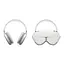 Наушники беспроводные Hoco W58 накладные серебристый - миниатюра 3