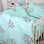 Комплект постільної білизни MirSon Бязь 20-0030 Lambs 143x210 см блакитний (2200010267396) - мініатюра 2