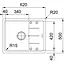 Кухонна мийка Franke Basis, фраграніт, прямокутник, з крилом, 620х500х200мм, чаша - 1, накладна, BFG 611-62, воникс - мініатюра 2