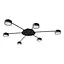 Люстра Ardero ML481-6 під лампу чорний - мініатюра 1