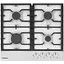 Варочная поверхность газовая Hansa 59 см чугун белая - миниатюра 1
