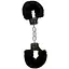 Наручники EasyToys Furry Handcuffs (чорний) - мініатюра 1