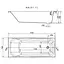 Ванна акриловая Cersant Nao 170x70 - миниатюра 3