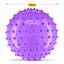 М'яч для пілатесу, йоги, реабілітації 4FIZJO 20 см (масажний) Violet (P-5905973406086) - мініатюра 5