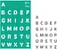 Трафарет багаторазовий самоклеючий №1752 Фоновий 13х20см серія Алфавіт цифри Rosa TALENT - мініатюра 1