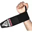 Бинти для зап'ясть (кистьові бинти) RDX W3 Gym Wrist Wraps Full Black (WAH-W3FB) - миниатюра 1
