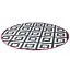 Килимок для пікніка Bo-Camp Falconwood Round Black/White (4271100) - мініатюра 2