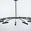 Сучасна трубчаста люстра з 12 регулюючими плафонами | Арт. ST01/12 BK | Line F - мініатюра 4