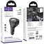 АЗП FM модулятор Hoco E88 Star cigarette lighter 35W (2USB-C) Black - миниатюра 6