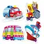 Детские беби пазлы Машины-помощники VT1106-78 на укр. языке - миниатюра 1